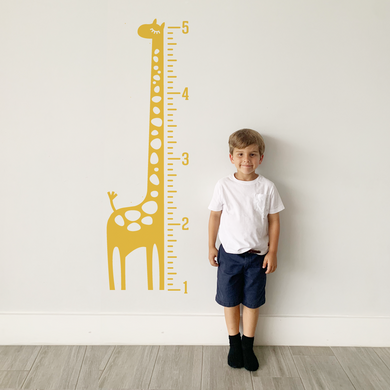 Giraffe Gerome Growth Chart Decal