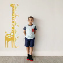 Load image into Gallery viewer, Giraffe Gerome Growth Chart Decal