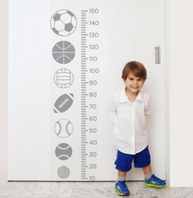 Load image into Gallery viewer, Sports Growth Chart Decal