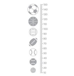 Sports Growth Chart Decal