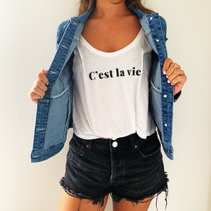 C'est La Vie - Boxy Tank