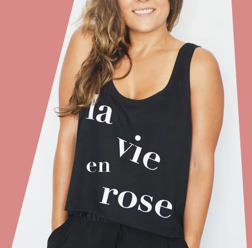 La Vie Rose - Boxy Tank