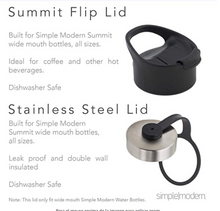 Load image into Gallery viewer, Personalized Simple Modern Summit Water Bottle with Straw Lid