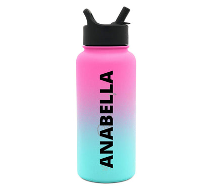 Personalized Simple Modern Summit Water Bottle with Straw Lid