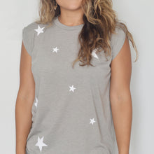 Load image into Gallery viewer, Etoiles blanc - Rolled Cuffs Tee