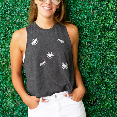 Racerback Cropped Tank