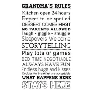Grandma's Rules