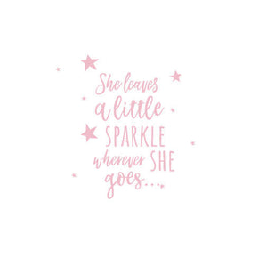 She leaves a Little Sparkle...
