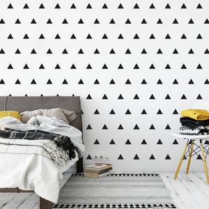 Set of 112 Triangle Wall Stickers