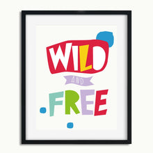 Load image into Gallery viewer, Printable Modern Nursery Decor - Wild and Free
