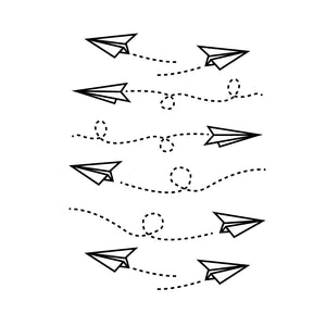 Paper Airplane Decals