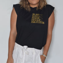 Load image into Gallery viewer, Mujer - Rolled Cuffs Tee