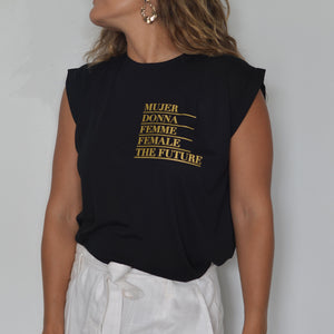 Mujer - Rolled Cuffs Tee