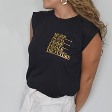 Load image into Gallery viewer, Mujer - Rolled Cuffs Tee