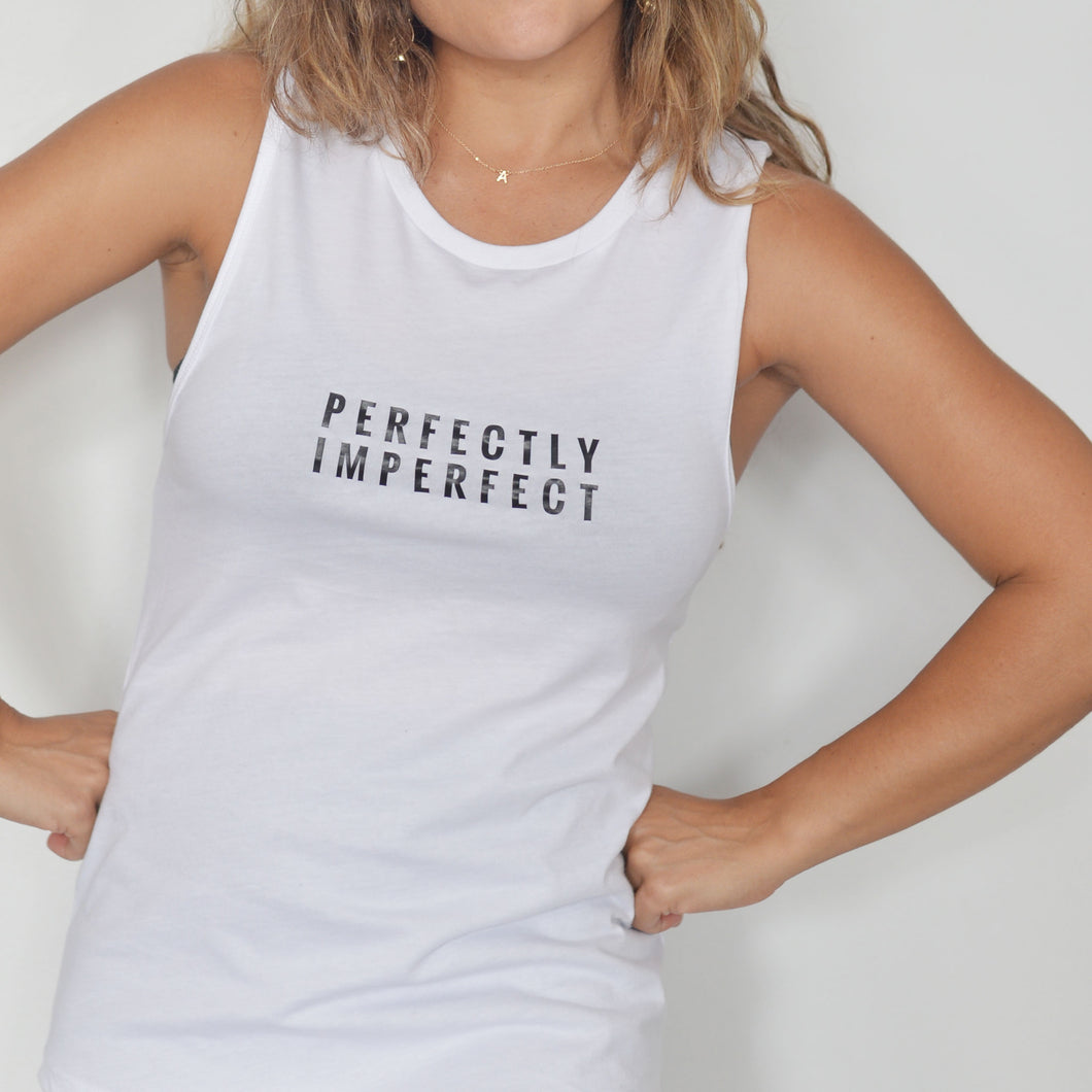Perfectly Imperfect - Jersey Muscle Tank